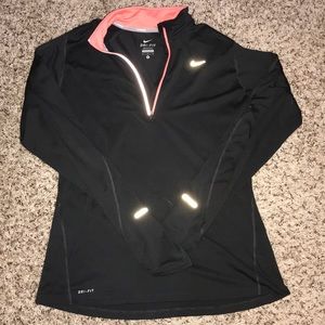 Grey Nike Running Top